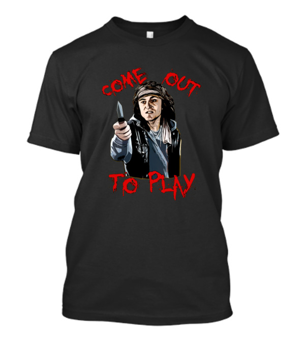 Come Out To Play Knife Illustration Black Jacket Headband T-Shirt