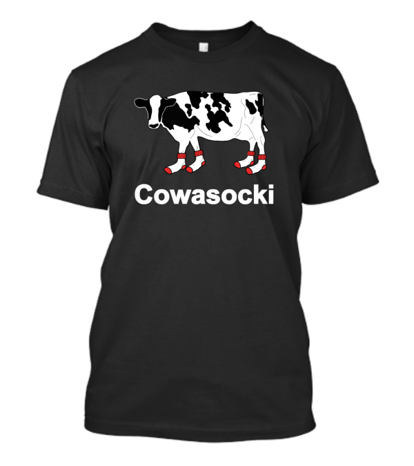 Cowasocki Cows Milk Cow In Socks Cow A Socky 138 T-Shirt
