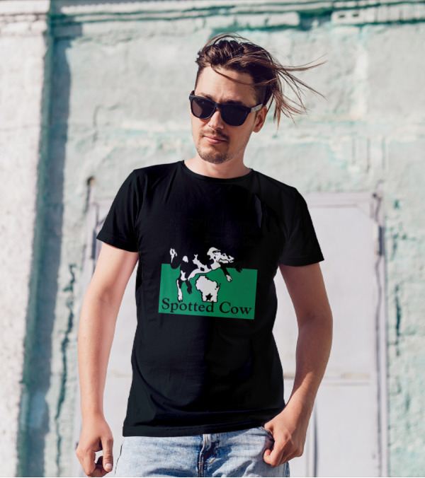 New Glarus Brewing Co Spotted Cow Cows Wisconsin 141 Farming T-Shirt