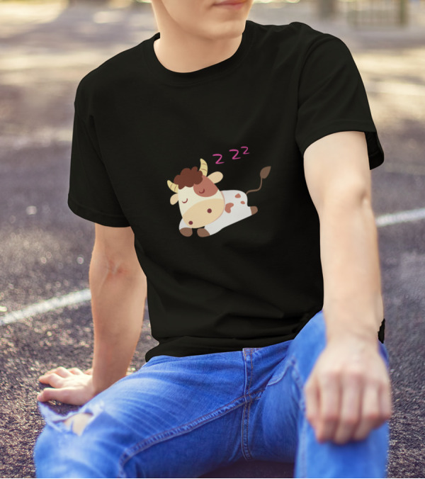 The Lazy Cow 228 Cows Farming T-Shirt