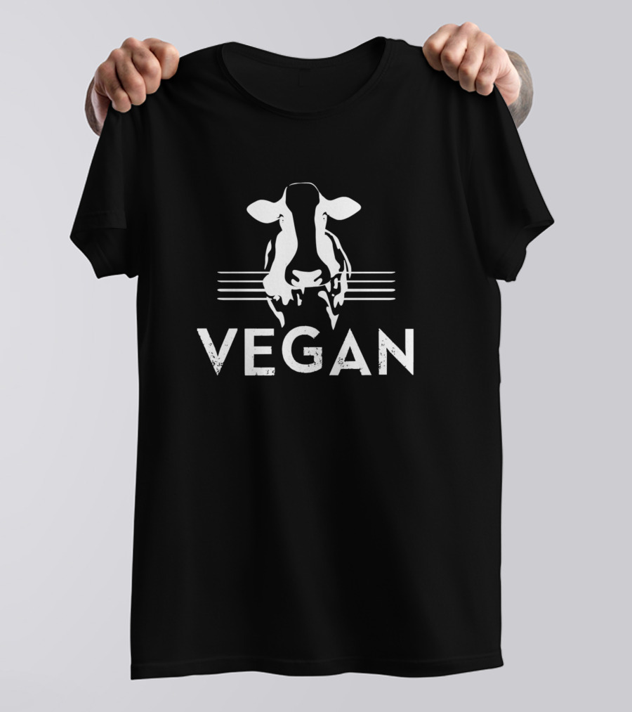 Vegan Cow 467 Farming T-Shirt