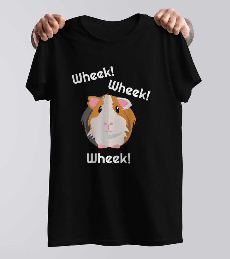 Cute And Funny Guinea Pig Wheek Owner Cavy Lover T-Shirt
