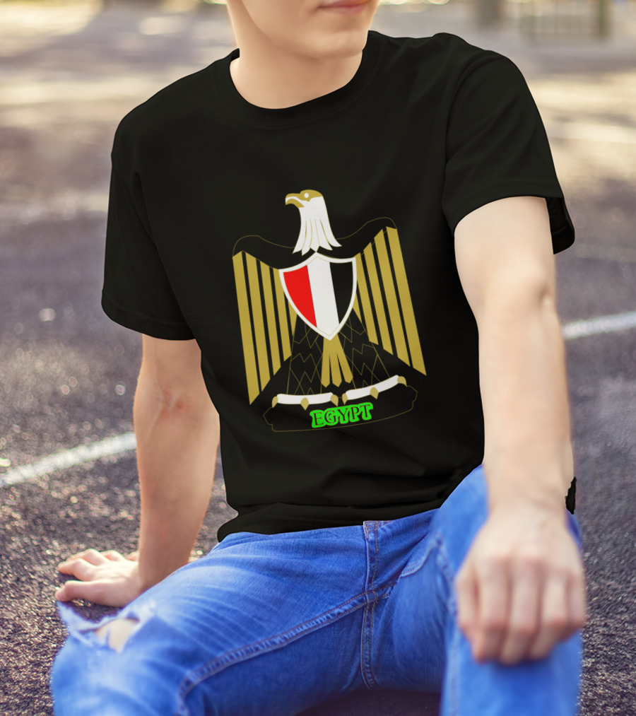 Egypt Coat Of Arms Emblem Shield T-Shirt