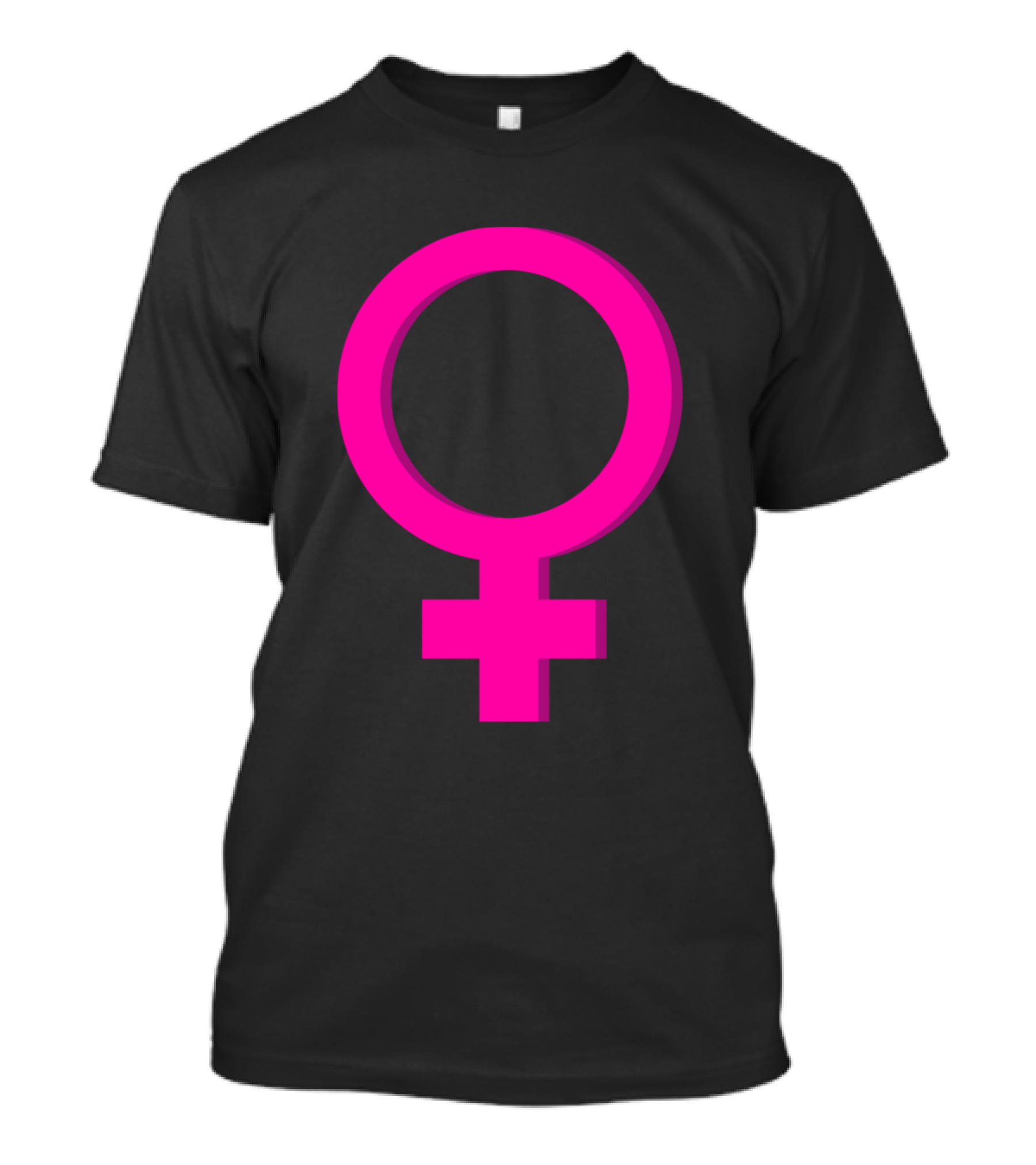 Female Gender Symbol Icon Pink T-Shirt