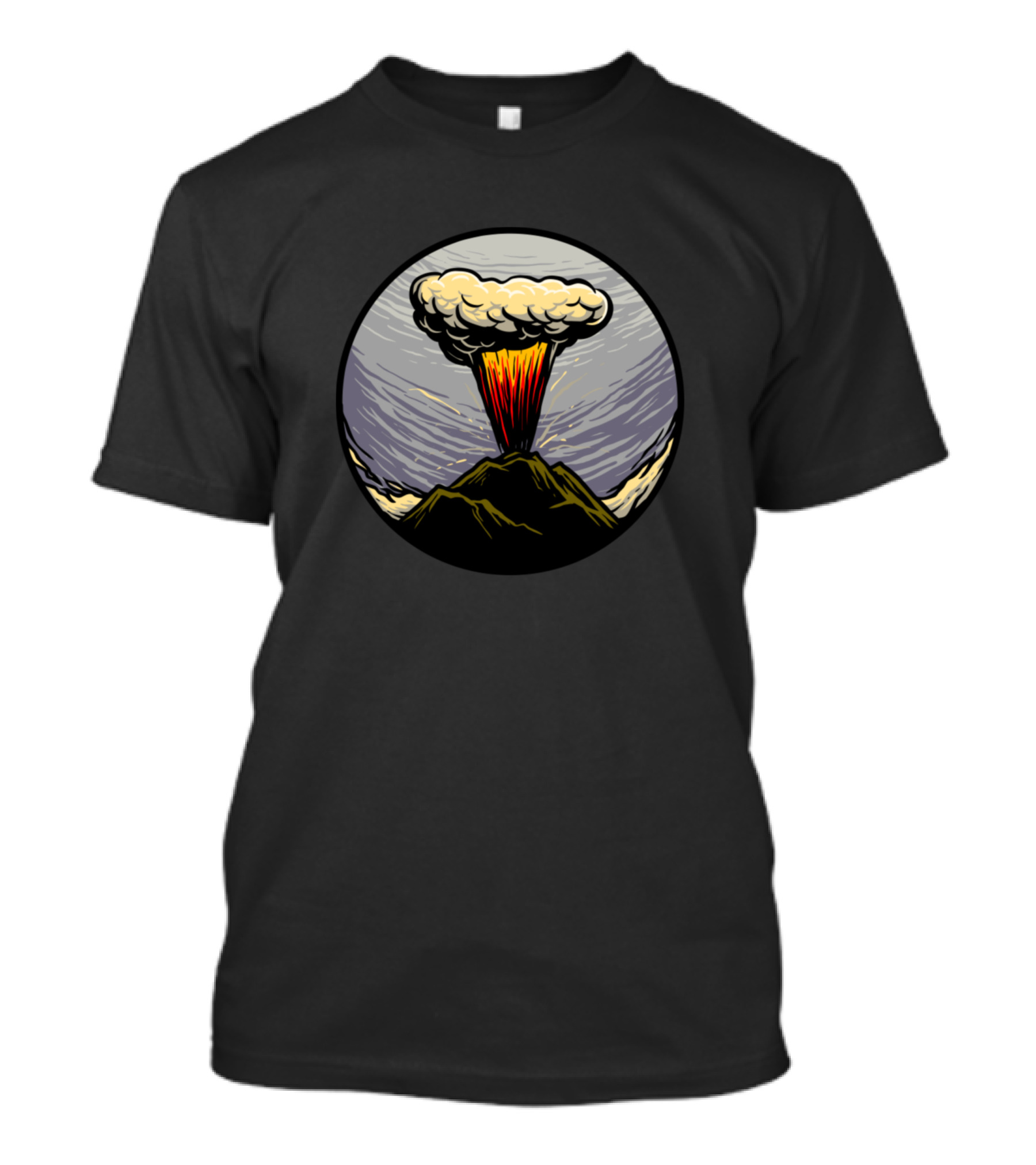 Fire From Volcano Eruption Clouds T-Shirt