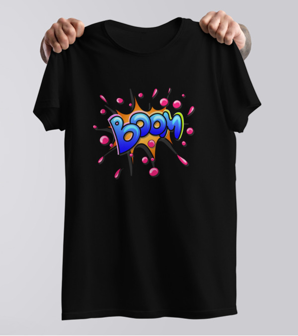 Boom Speech Bubble And Splashing T-Shirt