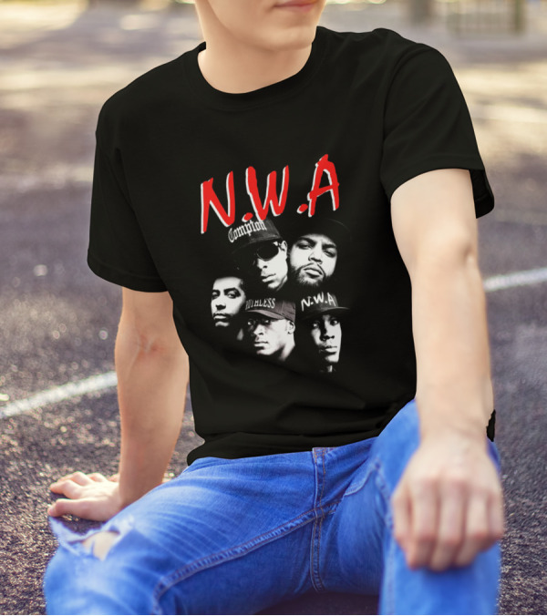 N.W.A Compton Ruthless Group Members T-Shirt