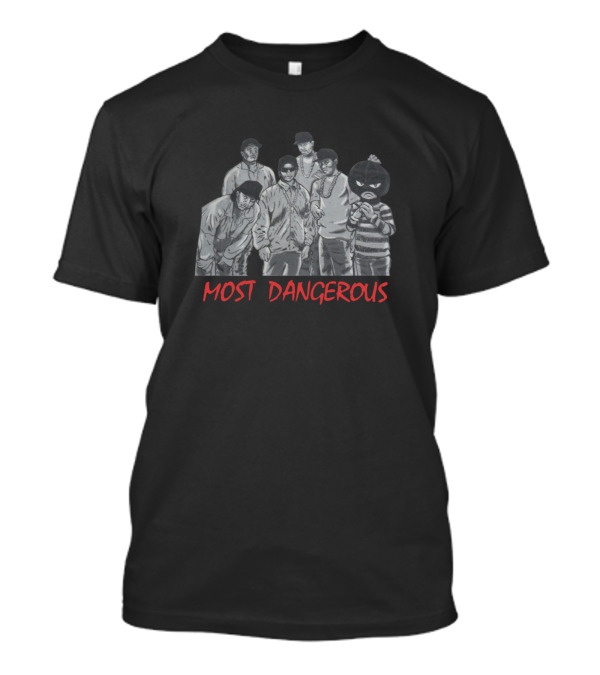 NWA Most Dangerous Gangster Group T-Shirt