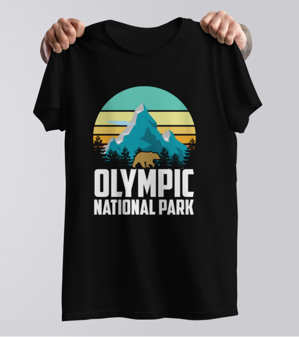 Olympic National Park Bear Mountain Sunset T-Shirt