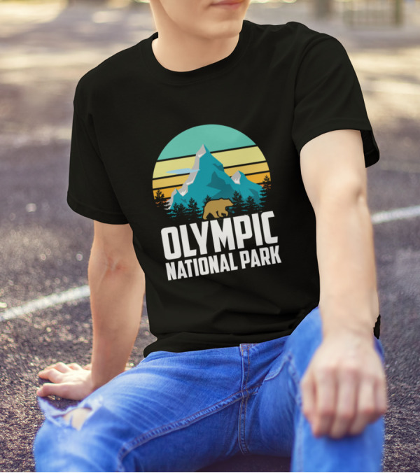 Olympic National Park Bear Mountain Sunset T-Shirt