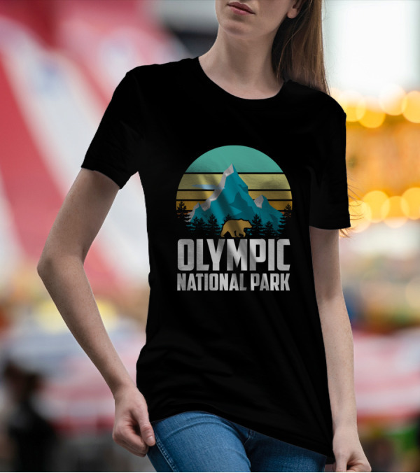 Olympic National Park Bear Mountain Sunset T-Shirt