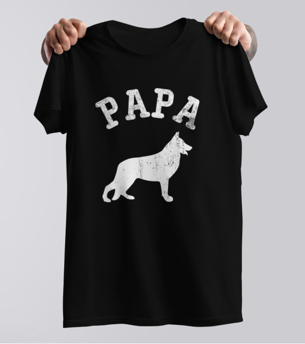 Papa German Shepherd T-Shirt
