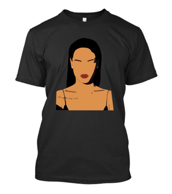 Rihanna High Pop Style Tattoo T-Shirt