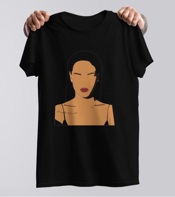 Rihanna High Pop Style Tattoo T-Shirt