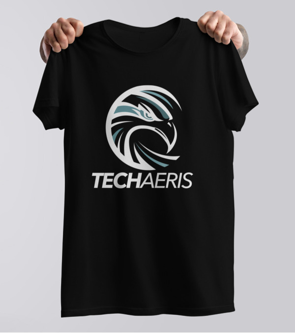 Techaeris Eagle Emblem Prototype White T-Shirt