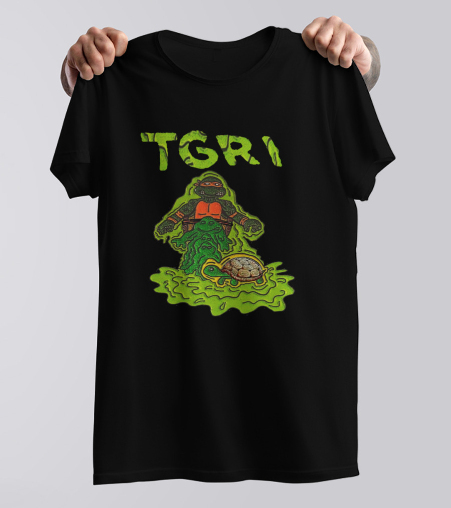 TGRI Secret Of The Ooze Mutant Turtle Transformation T-Shirt