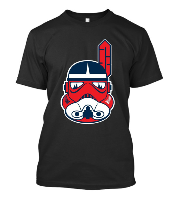 The Chief Will Whit Mask Stormtrooper Red And Blue Feather Helmet T-Shirt