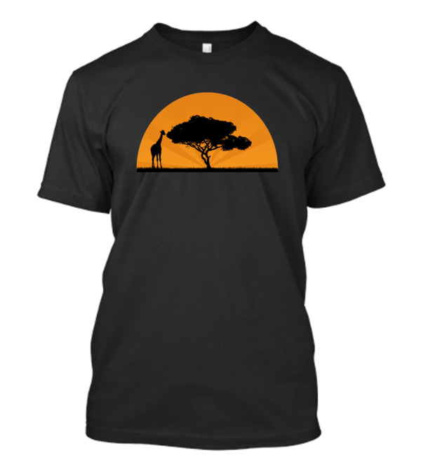 The Lion King Sunset Giraffe Acacia T-Shirt