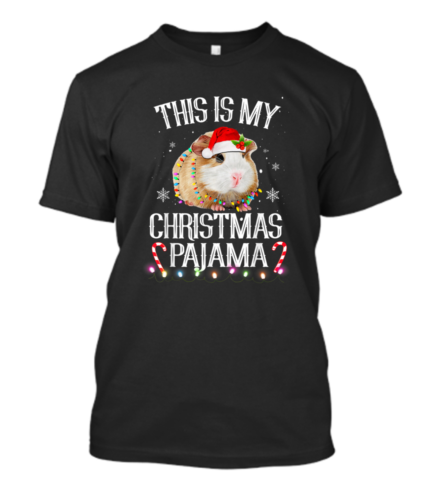 This Is My Christmas Pajama Guinea Pig T-Shirt