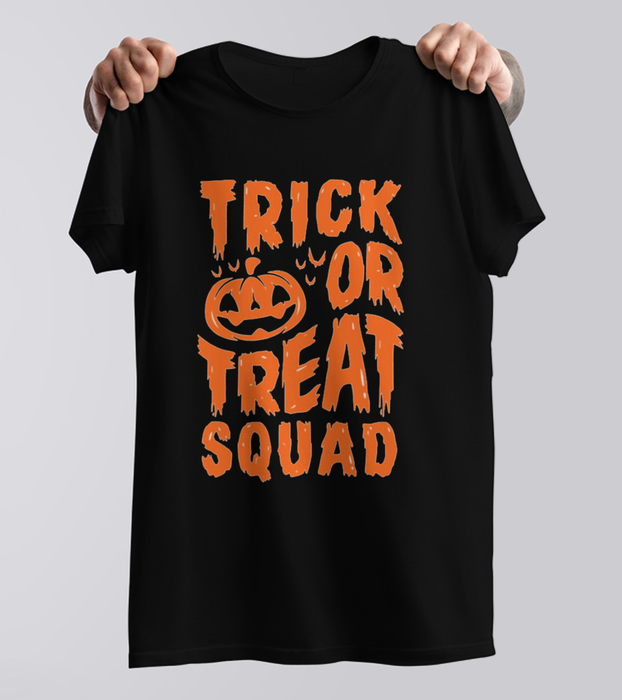 Trick Or Treat Squad Halloween Pumpkin T-Shirt