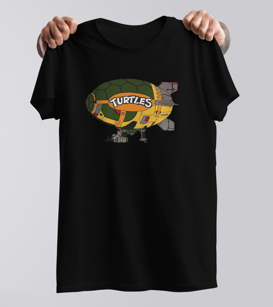 Turtles Blimp Shell Airship T-Shirt