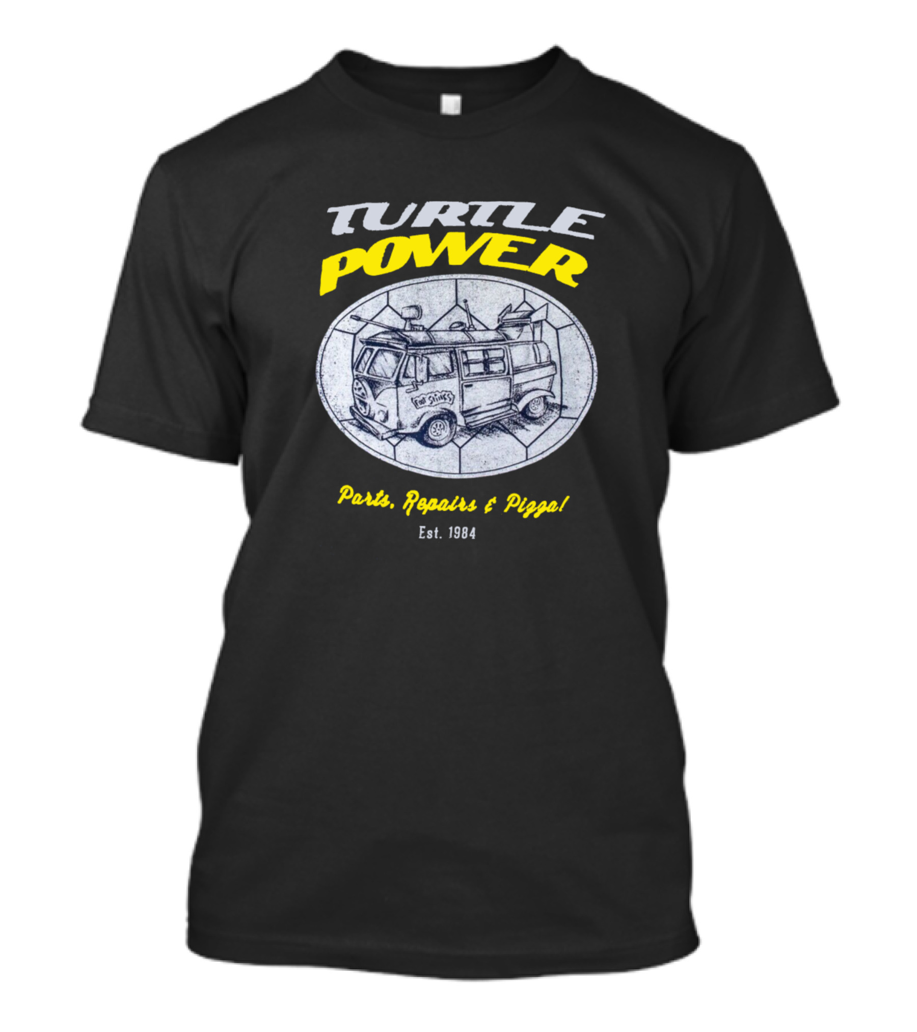 Turtle Power Parts Repairs And Pizza Est. 1984 T-Shirt