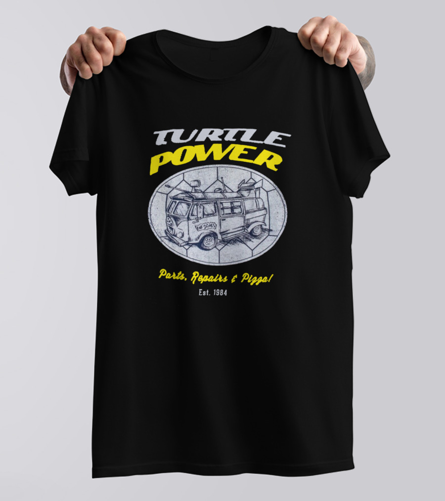 Turtle Power Parts Repairs And Pizza Est. 1984 T-Shirt