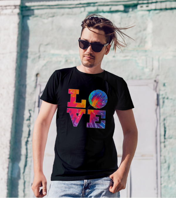 Love Volleyball Tie-Dye For Girls Great Item T-Shirt