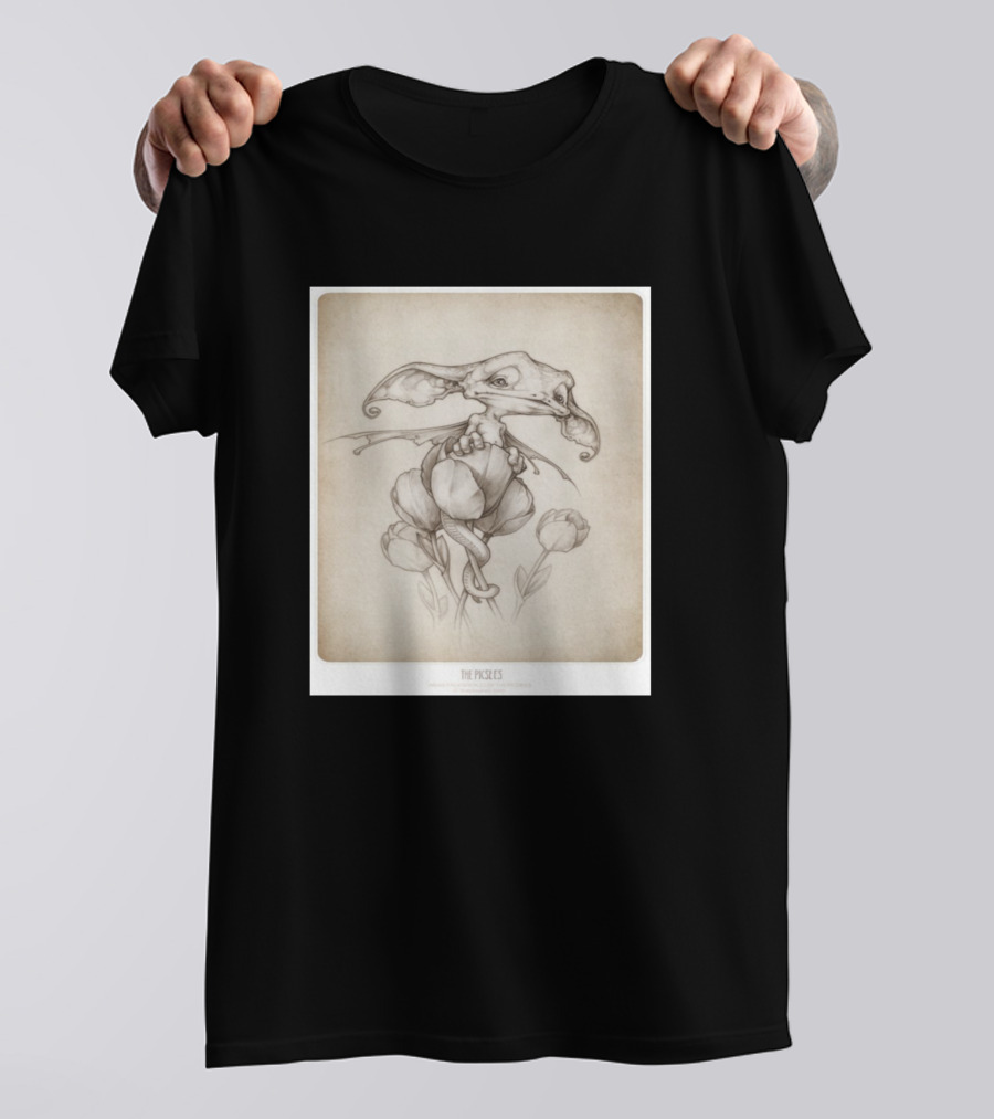 The Pixies Midnight Sprite Among Blooming Petals T-Shirt