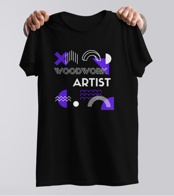 Woodwork Artist Geometric Patterns And Shapes T-Shirt