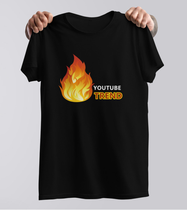 YouTube Trend Fire Emoji T-Shirt