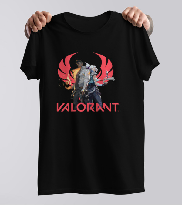 Valorant Phoenix Jett Wings Emblem T-Shirt