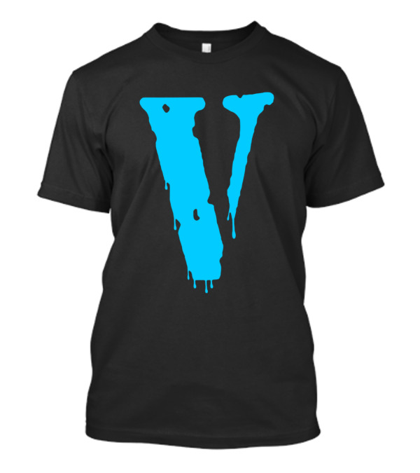 Vlone Baby Blue Dripping V Icon Classic Bestseller T-Shirt