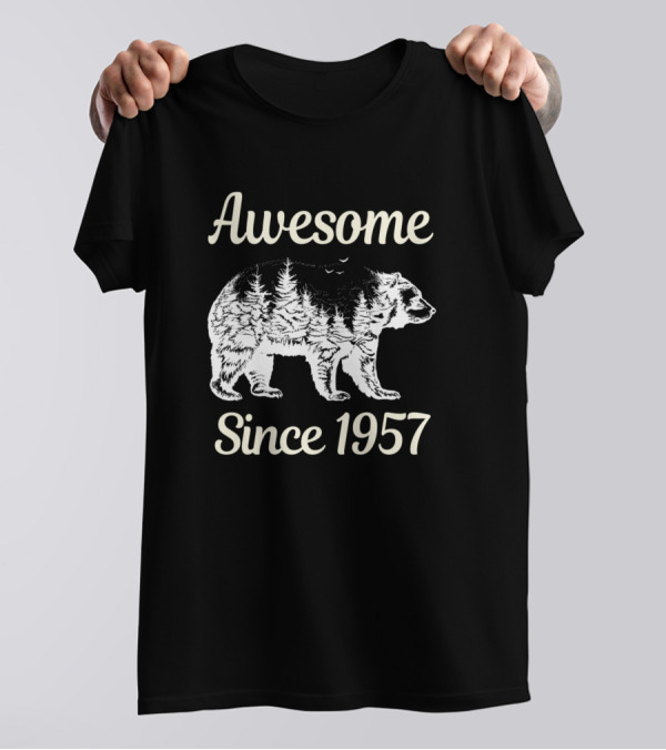 Awesome White Bear Since 1957 T-Shirt