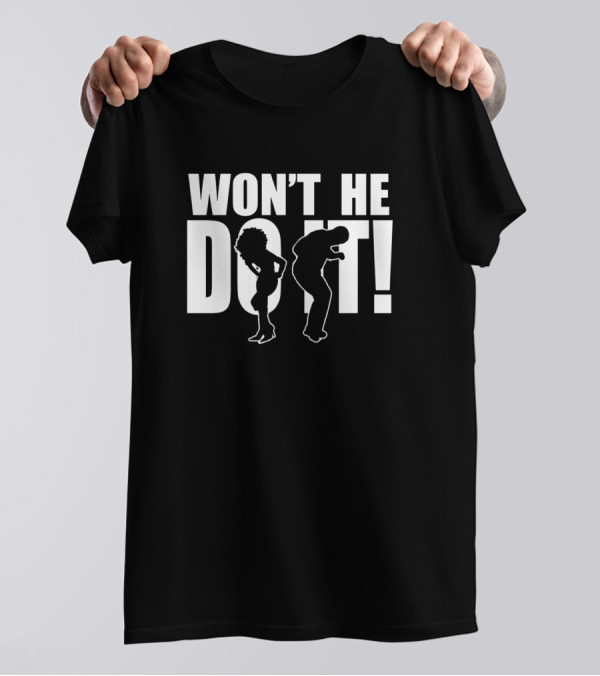 Wont He Do It Praise And Worship Silhouette Dance Christian Religion T-Shirt