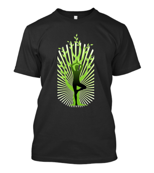 Yoga Inner Peace Tree Pose Radiance T-Shirt