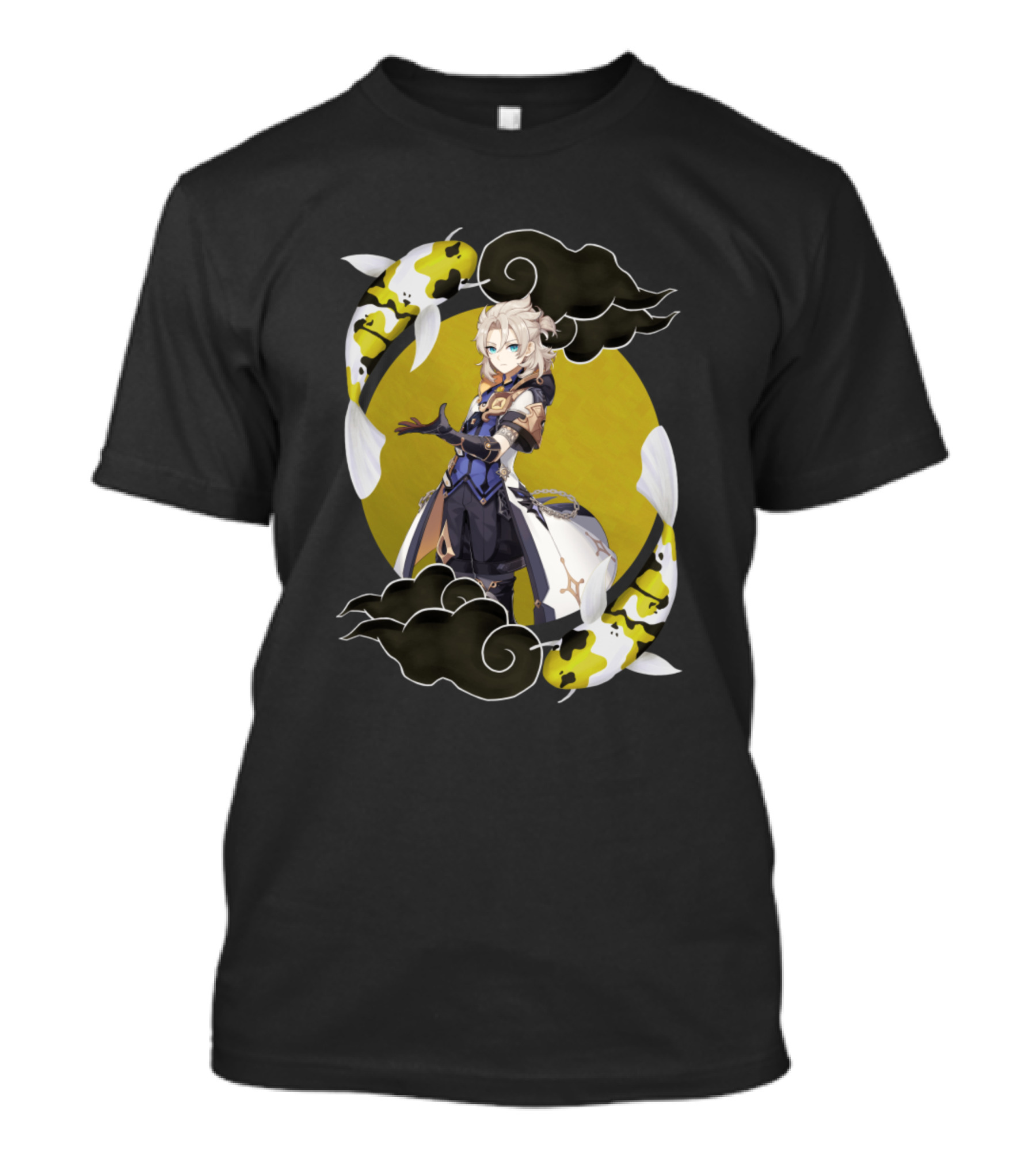 Albedo Genshin Impact Koi Cloud Frame T-Shirt
