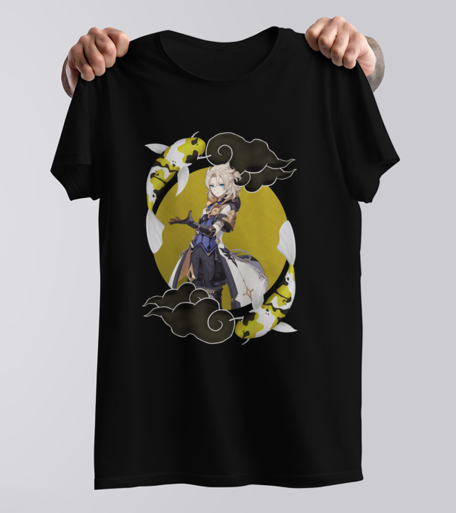 Albedo Genshin Impact Koi Cloud Frame T-Shirt