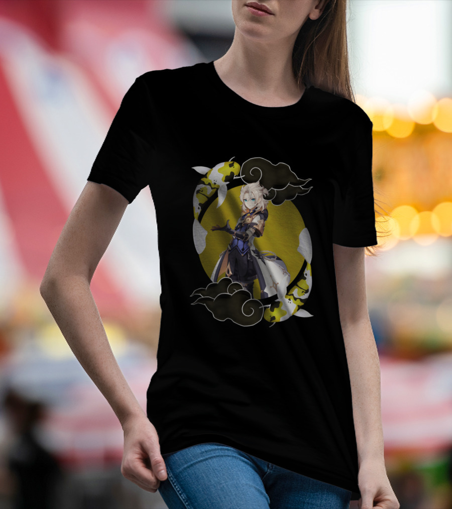 Albedo Genshin Impact Koi Cloud Frame T-Shirt