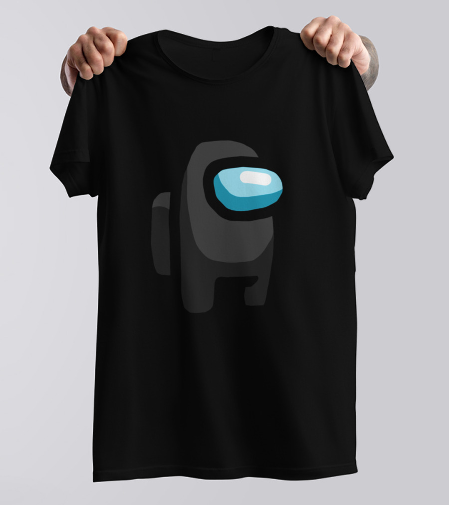 Among Us Impostor Black Crewmate Game Character T-Shirt
