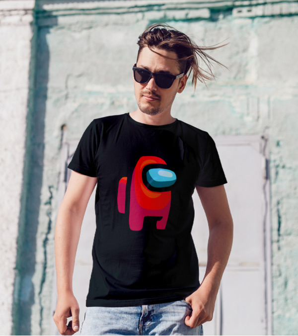 Among Us Game Red Crewmate Character T-Shirt