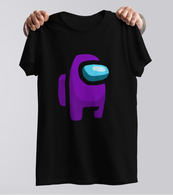 Among Us Violet Crewmate Character Astronaut Gaming T-Shirt