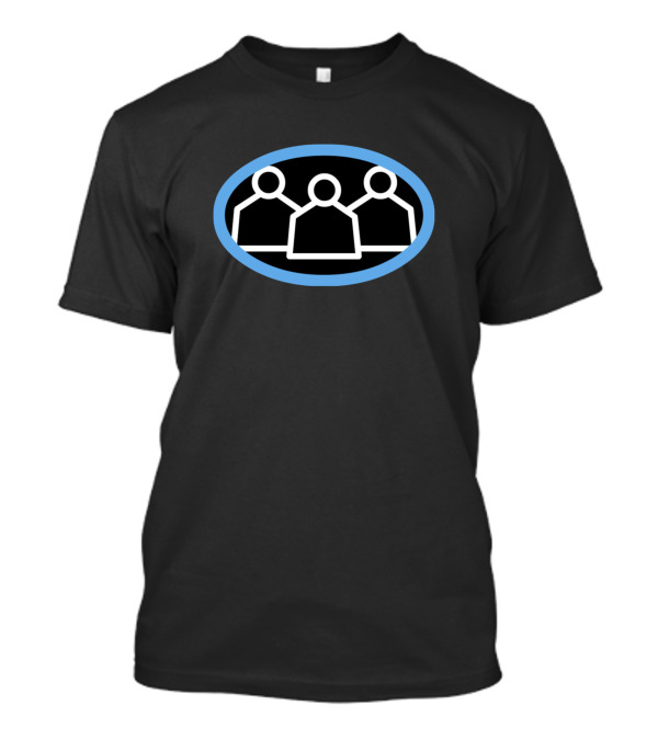 Ask The Audience Three Silhouette Figures T-Shirt