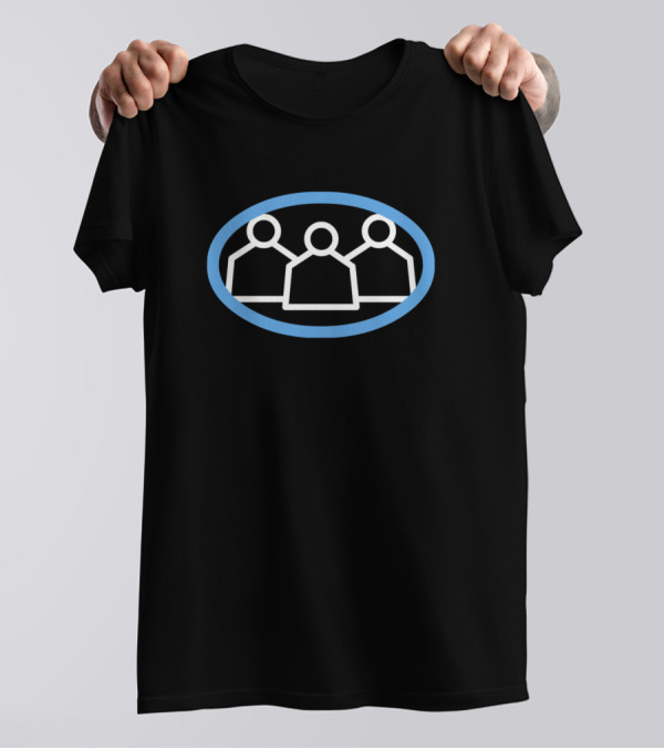 Ask The Audience Three Silhouette Figures T-Shirt