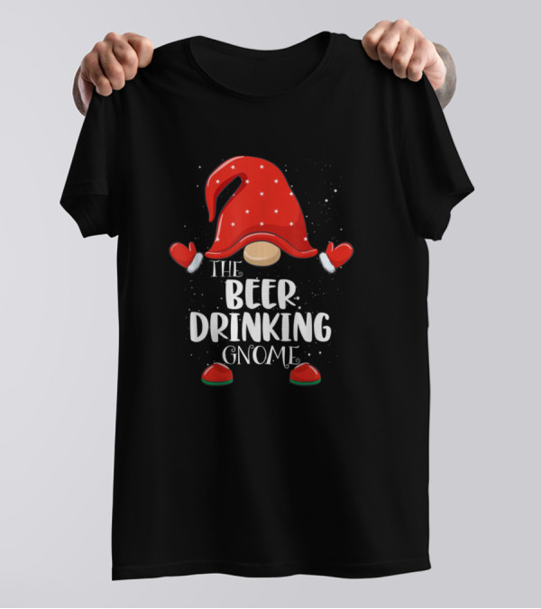 The Beer Drinking Gnome Matching Family Group T-Shirt