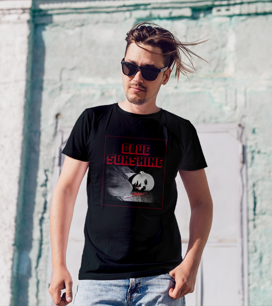 Blue Sunshine Cult Classic Horror Movie T-Shirt