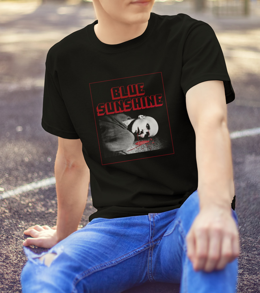 Blue Sunshine Cult Classic Horror Movie T-Shirt