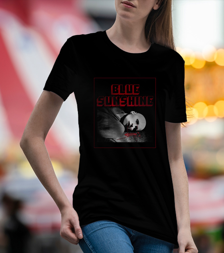 Blue Sunshine Cult Classic Horror Movie T-Shirt