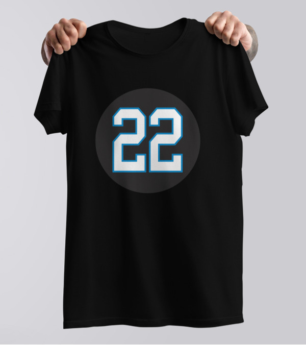 Christian McCaffrey 22 Jersey Number T-Shirt