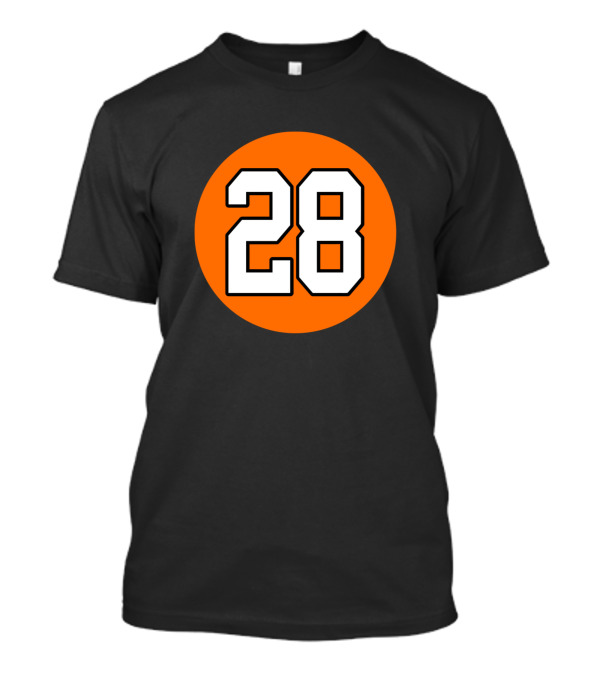 Claude Giroux 28 Orange Circle T-Shirt